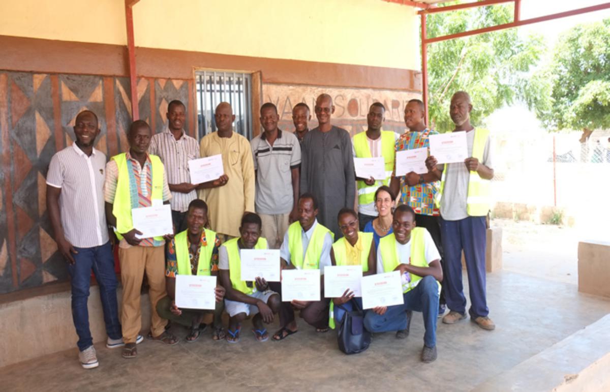Remise d’attestations aux formés